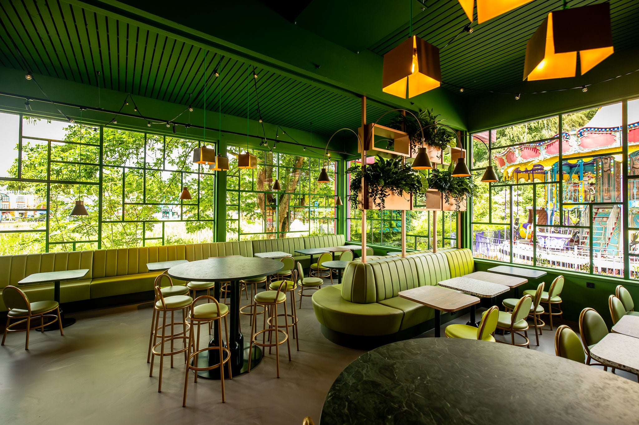 A peek inside the bar at Yummy Tummy