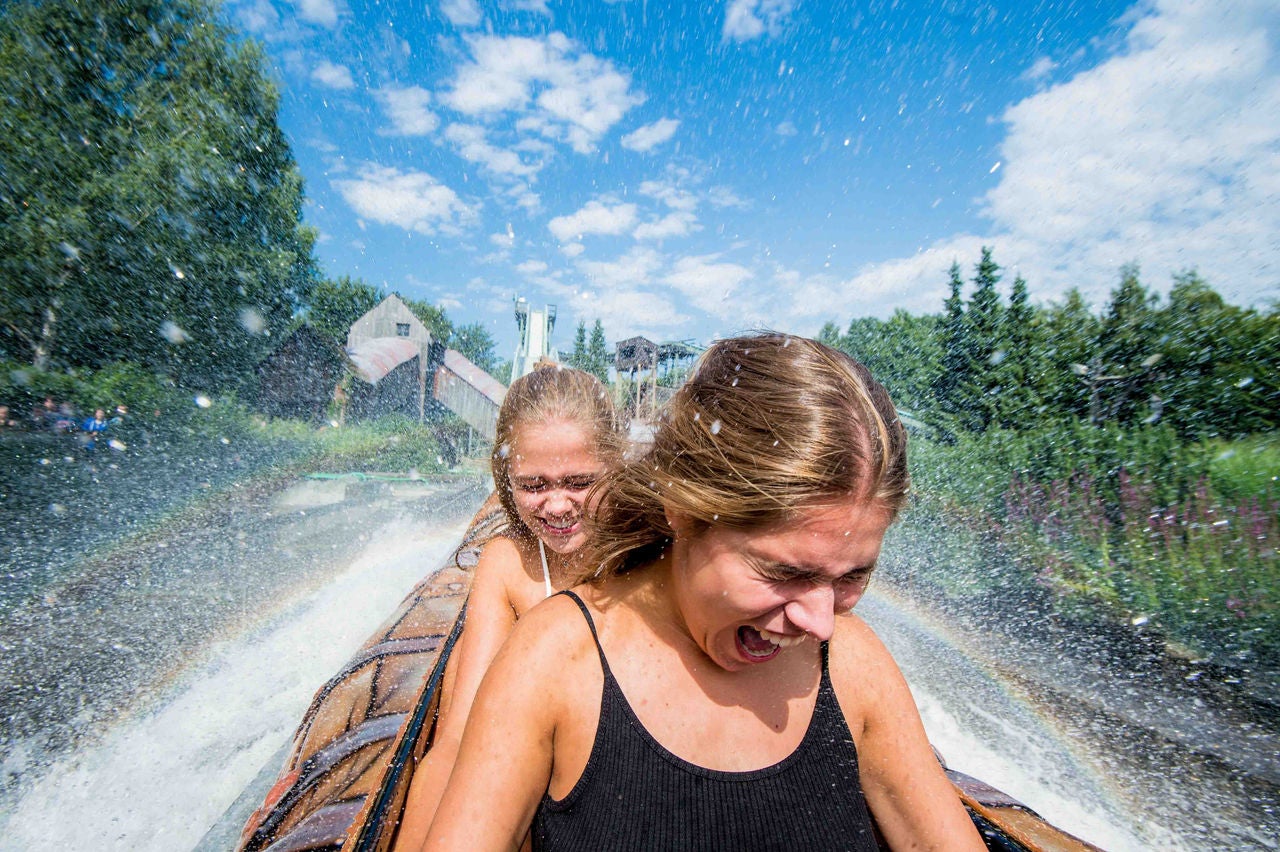 Geniet van alle familieattracties in Walibi Holland.